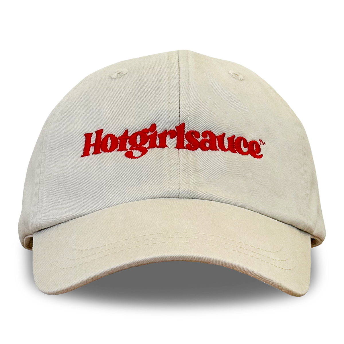 Cream Hotgirlsauce Dad Hat